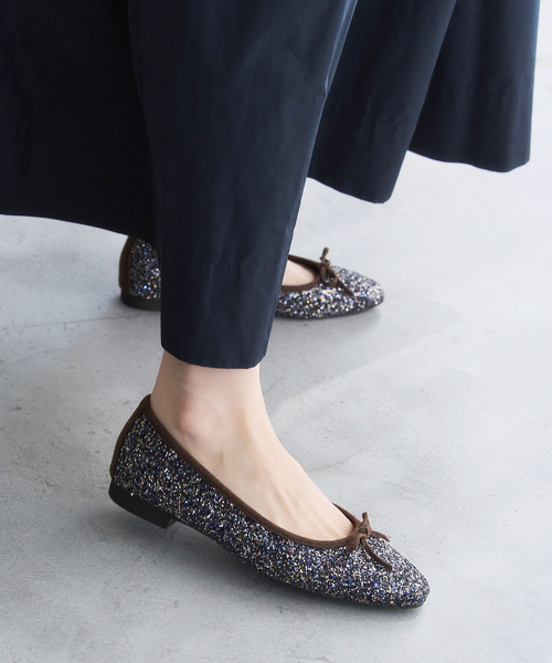 LE TALON(ルタロン)の「フレンチスクエアバレエ(バレエシューズ・レディース・ボルドー/ネイビー/ブルー/ピンク・25cm/25.5cm/24.5cm/24cm/23.5cm/23cm/22.5cm/26cm/21.5/22cm)」の10枚目の写真