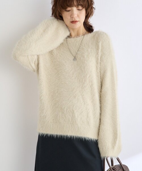 RIVE DROITE ☆【さらっと着やすい】2wayメランジロングニット さらっと着やすい】2wayメランジロングニット | RIVE DROITE