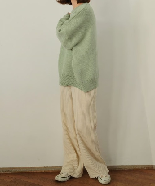 KALENO（カレノ）の「soft rib knit pants（その他パンツ・レディース・ベージュ/グレー/ブラック・FREE）」の8枚目の写真
