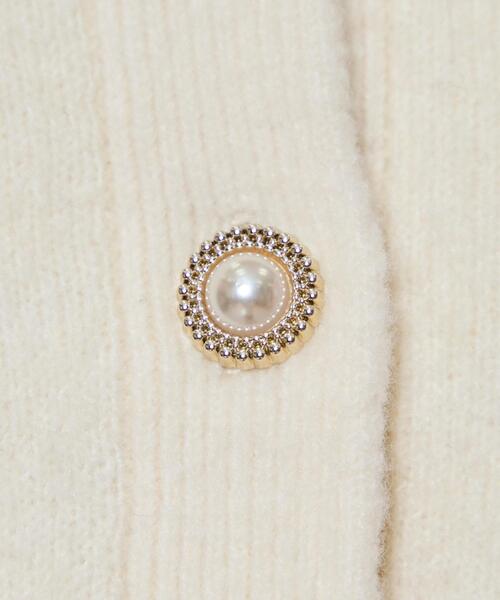 WILLSELECTION（ウィルセレクション）の「モヘアライクニットジャケット（カーディガン/ボレロ・レディース・オフホワイト/チャコールグレー/ピンク/ボルドー/ブラック・FREE）」の11枚目の写真