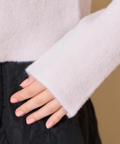 WILLSELECTION（ウィルセレクション）の「モヘアライクニットジャケット（カーディガン/ボレロ・レディース・オフホワイト/チャコールグレー/ピンク/ボルドー/ブラック・FREE）」の21枚目の写真