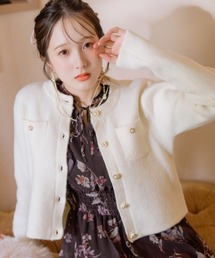 WILLSELECTION | モヘアライクニットジャケット(カーディガン/ボレロ)