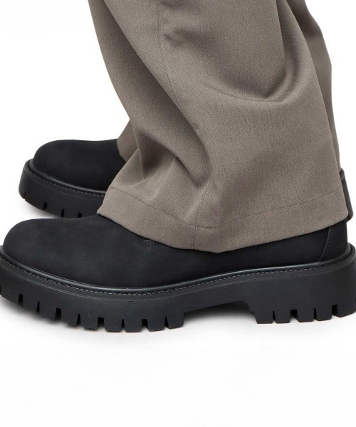BACKYARD FAMILY(バックヤードファミリー)の「glabella SHORT WORK BOOTS(ブーツ・メンズ・ブラック/キャメル・26cm/27cm)」の12枚目の写真