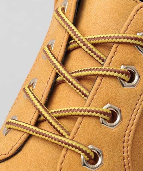 BACKYARD FAMILY(バックヤードファミリー)の「glabella SHORT WORK BOOTS(ブーツ・メンズ・ブラック/キャメル・26cm/27cm)」の13枚目の写真