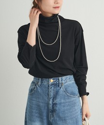 PUAL CE CIN | コットンシアーハイネックカットソー(Tシャツ/カットソー)