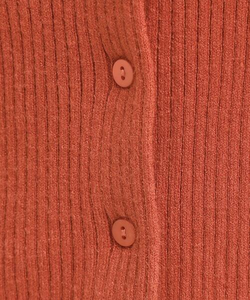 DRESKIP（ドレスキップ）の「カジュアルながらも上品な 襟付きリブニット（ニット/セーター・レディース・ブラック/グレー/ダークブラウン/レンガ・04/01/02/03）」の20枚目の写真