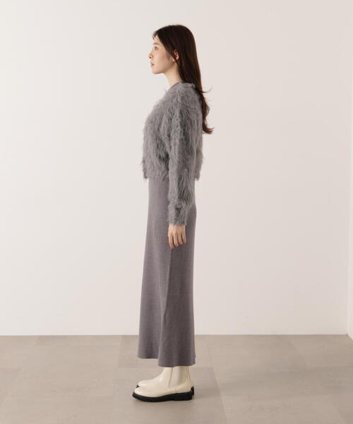 PROPORTION BODY DRESSING（プロポーションボディドレッシング）の「シャギーカーデニットセットアップ / 1215240102（ワンピース・レディース・グレー/ダークグレー・MEDIUM/P/S）」の16枚目の写真