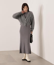PROPORTION BODY DRESSING | シャギーカーデニットセットアップ / 1215240102(ワンピース)
