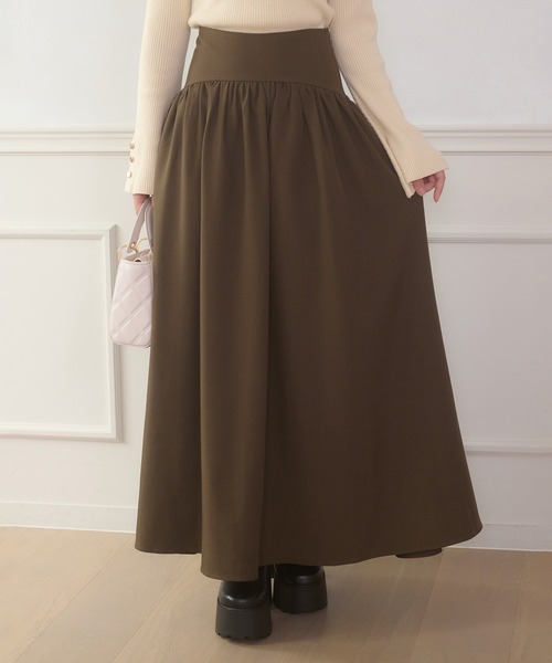 Ambre Neige(アンブルネージュ)の「Ribbon flare volume skirt / リボンフレアボリュームスカート(スカート・レディース・ブラウン系その他/ブラック・FREE)」の18枚目の写真