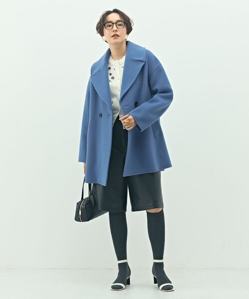 セール】【一部WEB限定アイテム】SP140リバーコート起毛メルトン仕上げ