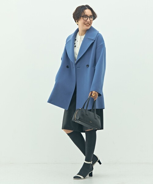 一部WEB限定アイテム】SP140リバーコート起毛メルトン仕上げ（ダッフル