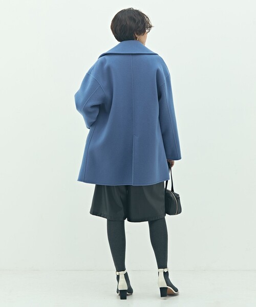 一部WEB限定アイテム】SP140リバーコート起毛メルトン仕上げ（ダッフル