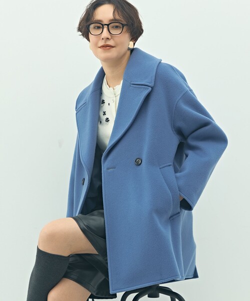 一部WEB限定アイテム】SP140リバーコート起毛メルトン仕上げ