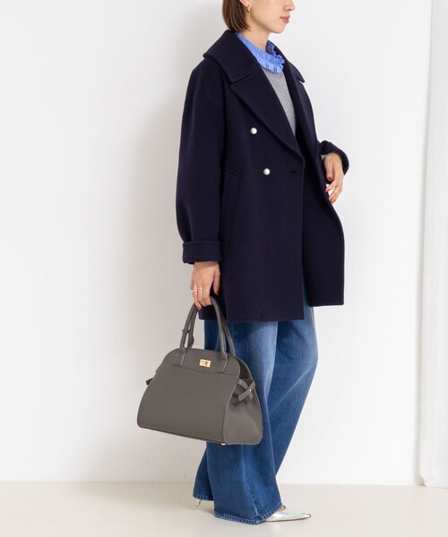 一部WEB限定アイテム】SP140リバーコート起毛メルトン仕上げ（ダッフル