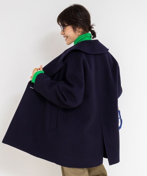 一部WEB限定アイテム】SP140リバーコート起毛メルトン仕上げ（ダッフル