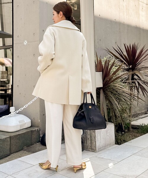 一部WEB限定アイテム】SP140リバーコート起毛メルトン仕上げ