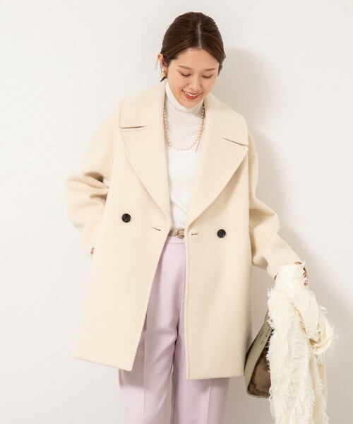 一部WEB限定アイテム】SP140リバーコート起毛メルトン仕上げ（ダッフル