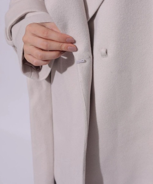 ショールカラーミドルコート（ダウンジャケット/コート）｜Mystrada