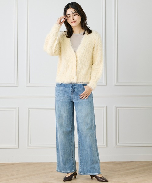 INED（イネド）の「コーコランモダールテレコ クルーネックカットソー（Tシャツ/カットソー・レディース・ブラック/オフホワイト/グレー・9号/11号）」の9枚目の写真