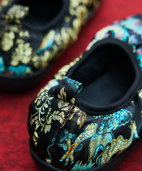 2新品未使用　SUBU VAMP チャイナドレス サンダルシューズ　BLK SUBU/スブ SUBU DOTS VAMP CHINA DRESS（サンダル）｜SUBU（スブ）の