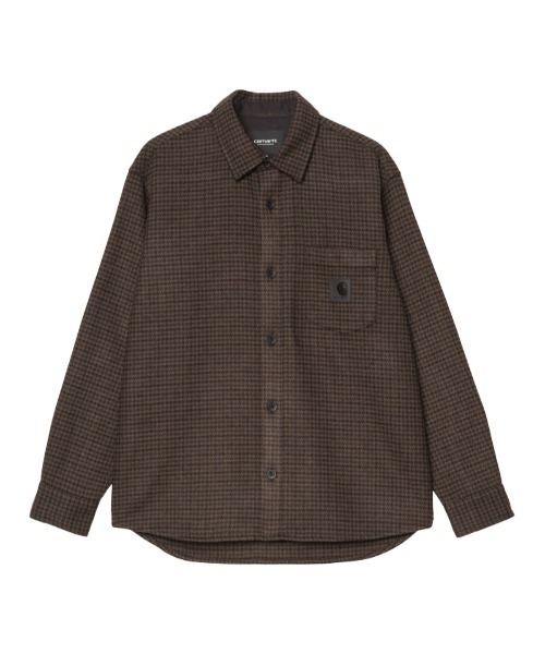 Carhartt WIP(カーハートダブリューアイピー)の「Carhartt WIP L/S LOWIS SHIRT(カーハートワークインプログレス ロングスリーブ ローウィス シャツ)(シャツ/ブラウス・メンズ・グレー系/ブラウン系・SMALL/MEDIUM/LARGE/X-LARGE)」の9枚目の写真
