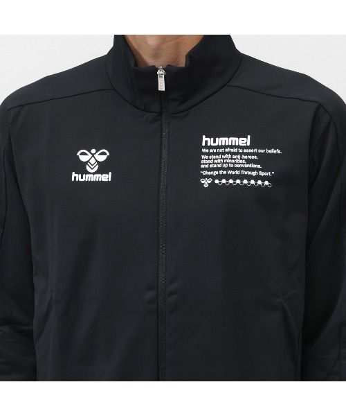 hummel（ヒュンメル）の「【別注】ヒュンメル hummel ジャージトップ 限定コラボ（ジャージ・メンズ・ネイビー/ダークグレー/ブラック・M/L/LL）」の5枚目の写真