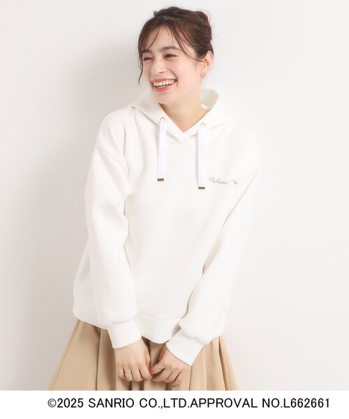 ITS'DEMO(イッツデモ)の「【ポチャッコ コラボ】パーカー(パーカー・レディース・ホワイト系9・00)」の3枚目の写真