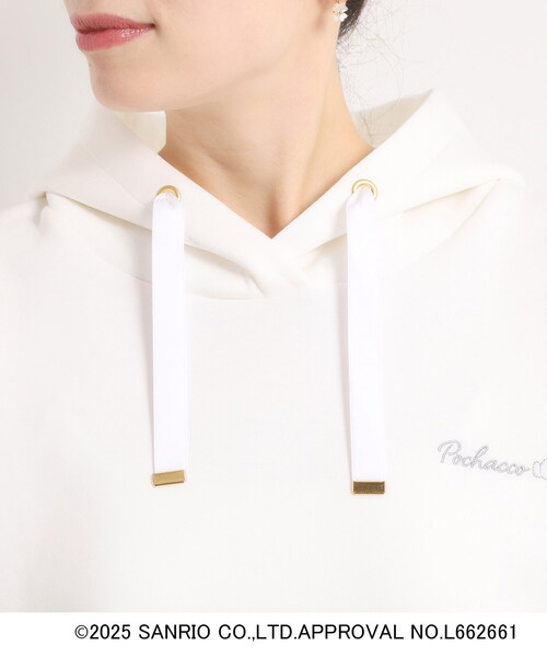 ITS'DEMO(イッツデモ)の「【ポチャッコ コラボ】パーカー(パーカー・レディース・ホワイト系9・00)」の9枚目の写真