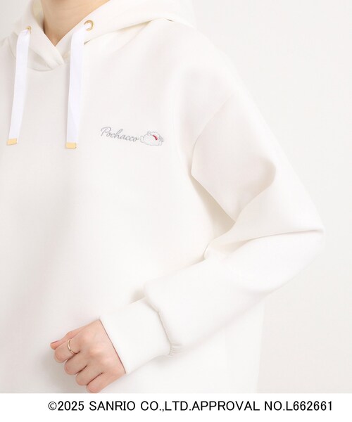 ITS'DEMO(イッツデモ)の「【ポチャッコ コラボ】パーカー(パーカー・レディース・ホワイト系9・00)」の10枚目の写真