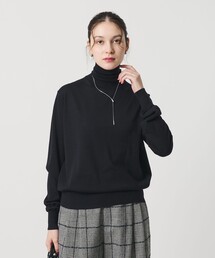 BEAUTY&YOUTH UNITED ARROWS | ウールポリエステル ハイゲージタートルネックニット ウォッシャブル(ニット/セーター)
