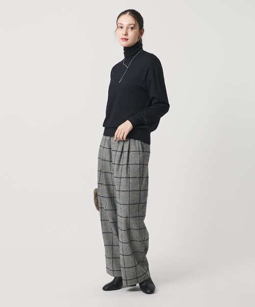 BEAUTY&YOUTH UNITED ARROWS(ビューティーアンドユースユナイテッドアローズ)の「ウールポリエステル ハイゲージタートルネックニット ウォッシャブル(ニット/セーター・レディース・グレー系/ネイビー/レッド・FREE)」の8枚目の写真