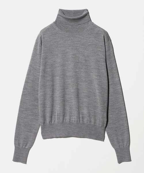 BEAUTY&YOUTH UNITED ARROWS(ビューティーアンドユースユナイテッドアローズ)の「ウールポリエステル ハイゲージタートルネックニット ウォッシャブル(ニット/セーター・レディース・グレー系/ネイビー/レッド・FREE)」の12枚目の写真
