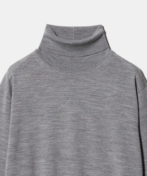BEAUTY&YOUTH UNITED ARROWS(ビューティーアンドユースユナイテッドアローズ)の「ウールポリエステル ハイゲージタートルネックニット ウォッシャブル(ニット/セーター・レディース・グレー系/ネイビー/レッド・FREE)」の14枚目の写真