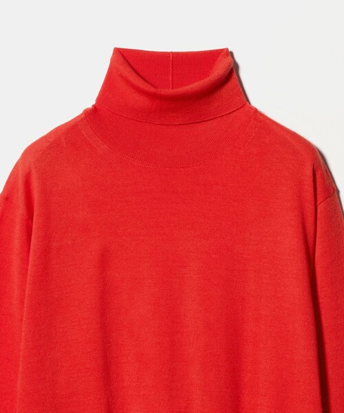 BEAUTY&YOUTH UNITED ARROWS(ビューティーアンドユースユナイテッドアローズ)の「ウールポリエステル ハイゲージタートルネックニット ウォッシャブル(ニット/セーター・レディース・グレー系/ネイビー/レッド・FREE)」の20枚目の写真