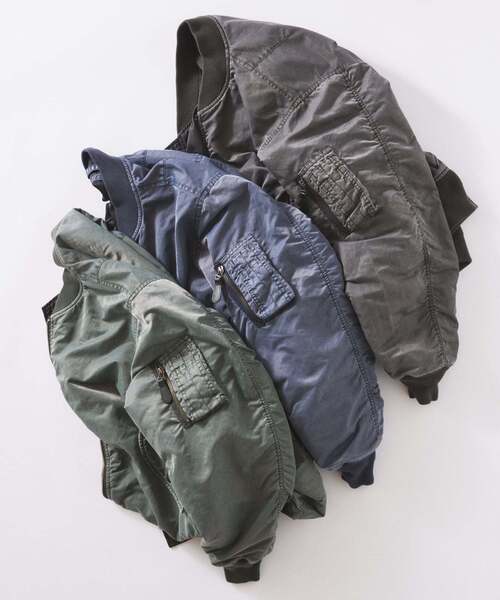 セール】ガーメントダイ ボンバー ジャケット（MA-1）｜JOURNAL