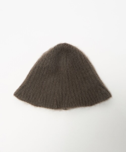 Steven Alan（スティーブンアラン）の「＜Steven Alan＞モヘヤ ミックス ハット（ニットキャップ/ビーニー・レディース・パープル/モカ/オフホワイト・FREE）」の2枚目の写真