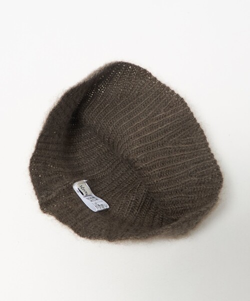 Steven Alan（スティーブンアラン）の「＜Steven Alan＞モヘヤ ミックス ハット（ニットキャップ/ビーニー・レディース・パープル/モカ/オフホワイト・FREE）」の8枚目の写真