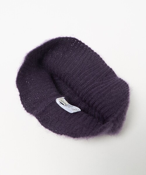 Steven Alan（スティーブンアラン）の「＜Steven Alan＞モヘヤ ミックス ハット（ニットキャップ/ビーニー・レディース・パープル/モカ/オフホワイト・FREE）」の11枚目の写真
