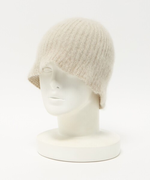 Steven Alan（スティーブンアラン）の「＜Steven Alan＞モヘヤ ミックス ハット（ニットキャップ/ビーニー・レディース・パープル/モカ/オフホワイト・FREE）」の14枚目の写真