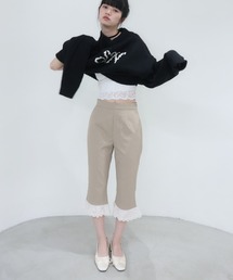 Smyeon�i�X�~�����j�́uAntique lace capri pants/�A���e�B�[�N���[�X�t���J�v���p���c�i���̑��p���c�j�v