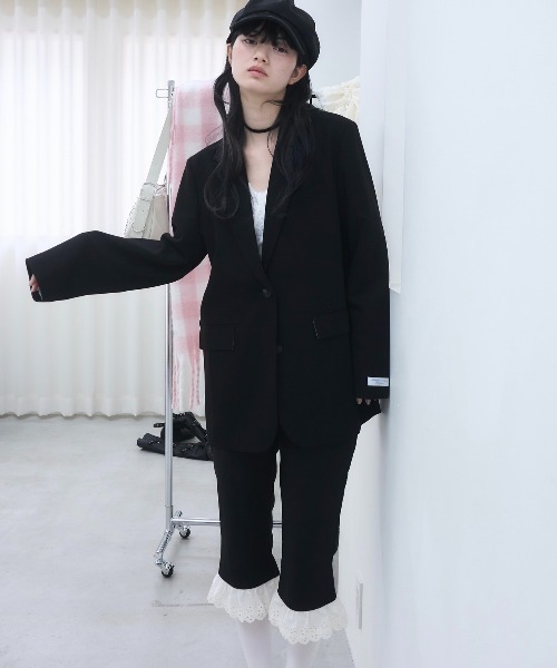 Smyeon（スミョン）の「Layered flare pants/レイヤードフレアパンツ