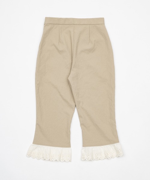 パンツ Smyeon Antique lace capri pants Smyeon パンツ Antique lace capri pants/アンティークレース付き