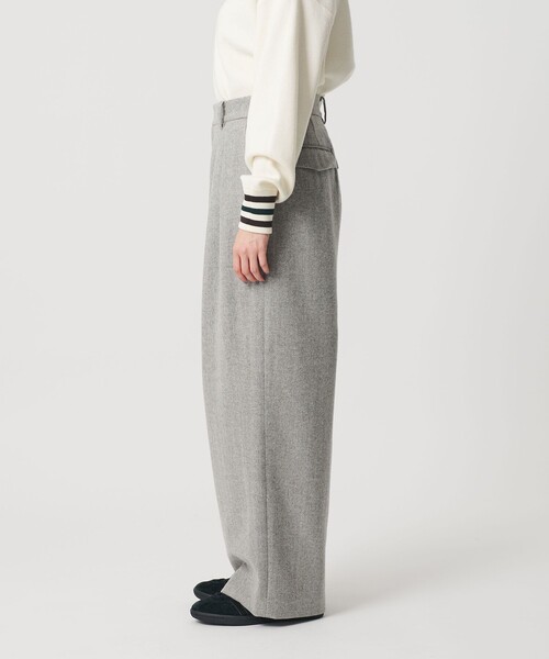 BEAUTY&YOUTH UNITED ARROWS（ビューティーアンドユースユナイテッドアローズ）の「毛ブレンド ヘリンボーンワイドパンツ（スラックス・レディース・ダークブラウン/グレー系・S/M/XS）」の10枚目の写真
