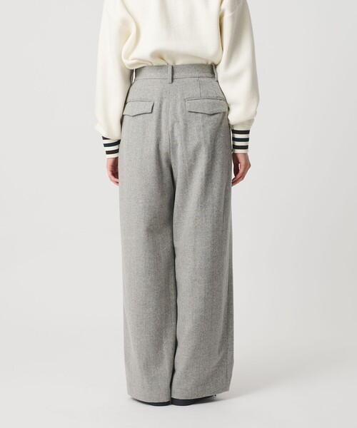 BEAUTY&YOUTH UNITED ARROWS（ビューティーアンドユースユナイテッドアローズ）の「毛ブレンド ヘリンボーンワイドパンツ（スラックス・レディース・ダークブラウン/グレー系・S/M/XS）」の11枚目の写真