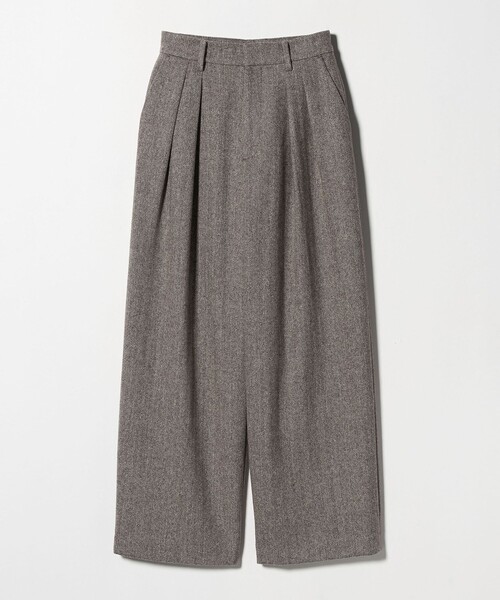 BEAUTY&YOUTH UNITED ARROWS（ビューティーアンドユースユナイテッドアローズ）の「毛ブレンド ヘリンボーンワイドパンツ（スラックス・レディース・ダークブラウン/グレー系・S/M/XS）」の12枚目の写真