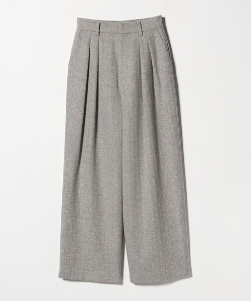 BEAUTY&YOUTH UNITED ARROWS（ビューティーアンドユースユナイテッドアローズ）の「毛ブレンド ヘリンボーンワイドパンツ（スラックス・レディース・ダークブラウン/グレー系・S/M/XS）」の20枚目の写真
