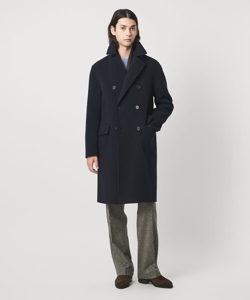 UNITED ARROWS（ユナイテッドアローズ）の「リバー アルスターコート（チェスターコート・メンズ・ネイビー・S/M/L/XL）」の4枚目の写真
