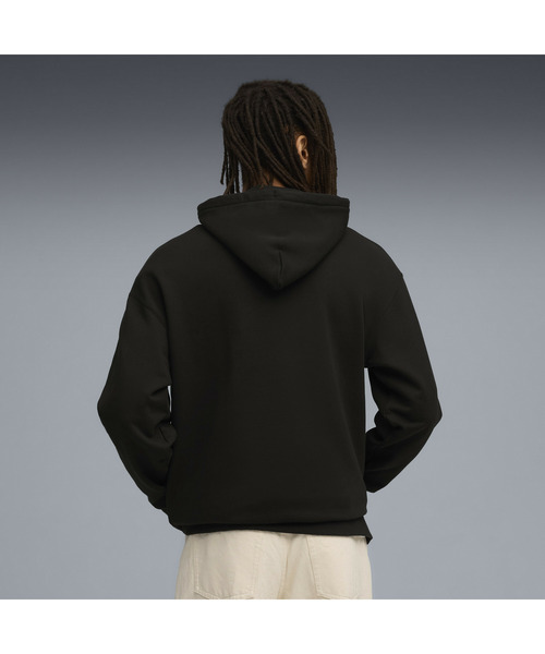 PUMA(プーマ)の「PUMA プーマ メンズ T7 ヴィンテージ プレップ リラックスド フーディ(パーカー・メンズ・ダークグリーン/ブラック・X-LARGE/X-SMALL/MEDIUM/SMALL/LARGE)」の3枚目の写真