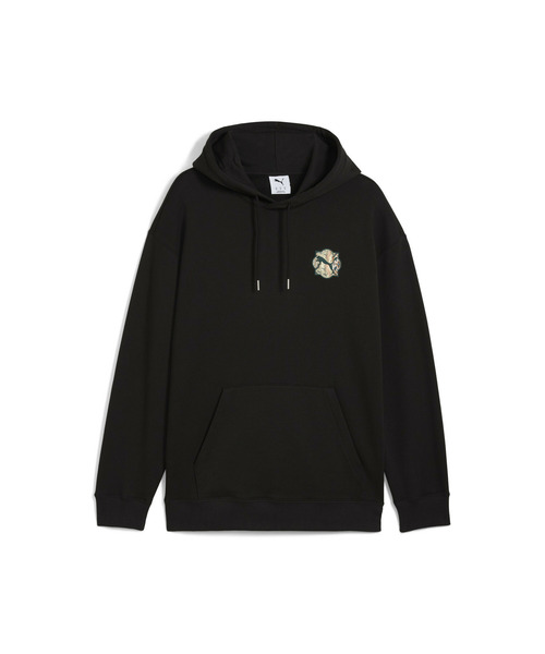 PUMA(プーマ)の「PUMA プーマ メンズ T7 ヴィンテージ プレップ リラックスド フーディ(パーカー・メンズ・ダークグリーン/ブラック・X-LARGE/X-SMALL/MEDIUM/SMALL/LARGE)」の5枚目の写真