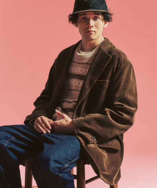 417 EDIFICE（フォーワンセブンエディフィス）の「【MOONLIGHT CLOTHING】Corduroy コーデュロイジャケット（テーラードジャケット・メンズ・ブラウン・38/40/42）」の7枚目の写真